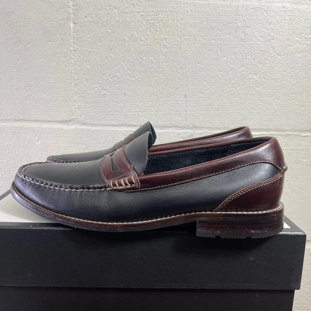 Sperry Top Sider STS10201 Penny Loafer Slip On Black Leather Casual Mens 11.5 M - Picture 4 of 13
